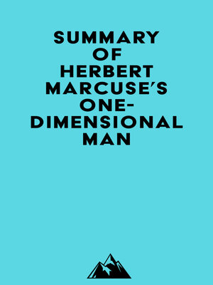 cover image of Summary of Herbert Marcuse's One-Dimensional Man